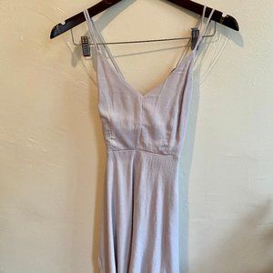 Strappy Lavender Summer Dress